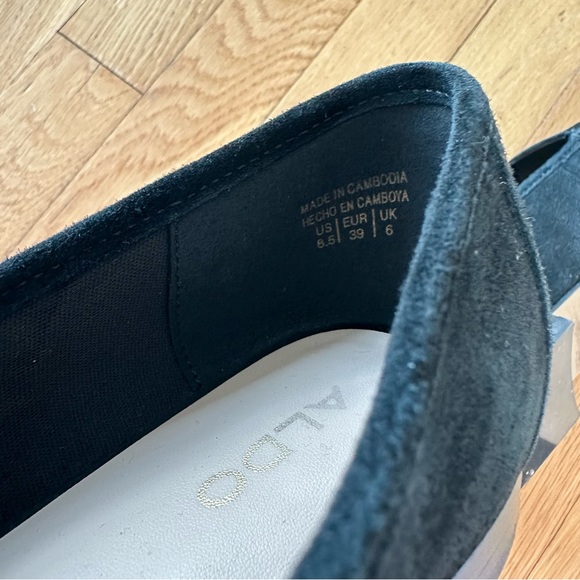 ALDO | Suede Loafer Black US8.5 - Picture 6 of 6